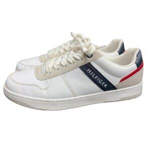 Men's‎ TOMMY HILFIGER Tedric White Sneakers- Size 8.5M
